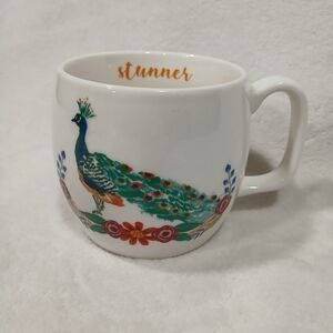 Opalhouse Peacock Stunner Mug Cup Porcelain 16 oz. Excellent used condition